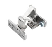 Cross Hidden Hinges, Concealed Cross Hinges for 15-35mm Folding Doors 180 Degree Open Stainless Steel Iron(Type 7)