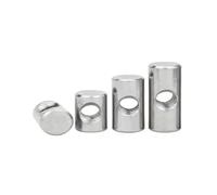 Cross Hole Barrel Nut, 304 Stainless Steel Cross Hole Hammer Embedded Barrel Nut Pack of 10 Multiple Sizes(M6x30*10)
