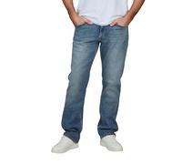 Cross Jeans Men's Stretch Regular Fit Dylan Jeans Trousers Denim Blue 30 31 32 33 34 36 38 40, Mid Blue (E 195-150), 33 W/32 L
