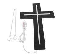 Cross Jesus Neon Light USB Plastic Wall Decor for Bedroom