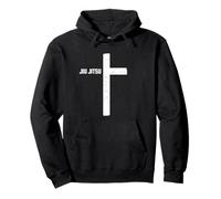 Cross Jiu Jitsu Martial Arts BJJ MMA Sports Faith Pullover Hoodie