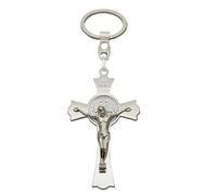 Cross Keychain Charm | Christ Jesus Cross Charm Decor,Bag Key Holder Pendant | for Backpack Party Favors Car Keys Wallet Purse Birthday Necklace Jewelry