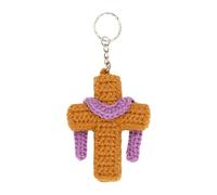 Cross Keychain for Women Cute Handmade Christian