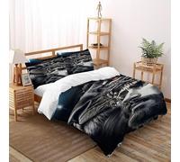 Cross Lion Bedding Set Theme Bedspread Gothic Themes Duvet Cover Set Microfiber Comforter Cover Suitable for Family,couple,children Pillowcase Super King（260x220cm）