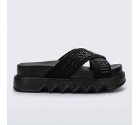 Cross M Lover Platform Heeled Sandals Melissa Shoes Black 6