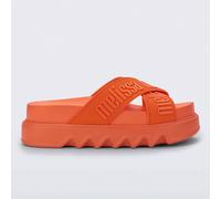 Cross M Lover Platform Heeled Sandals Melissa Shoes Orange 6