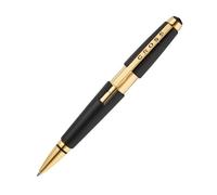 Cross Edge Matte Black Lacquer with Gold PVD Appointments Nice Selectip® Rollerball Pen