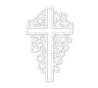 Cross Metal Cutting Dies Set for Card Making, Scrapbooking, and DIY Crafts Embossing Tools Kit Religious Die Cuts for Albums Paper Craft Jesus Christ Christian Etching Templates Stamps