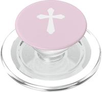 Cross Minimalist for Religious Christian Women Men PopSockets PopGrip for MagSafe