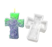 Cross Molds for Resin 3D Rose Jesus Mold Tool