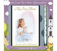 Cross My Heart FHC First Holy Communion Gift Set Girl Missal Book and Pen C5169