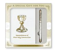 Cross My Heart First Holy Communion Gift Set Mass Book Pen White