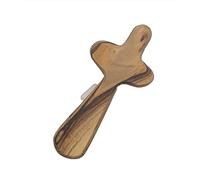 Cross My Heart Ltd 10 CM Handmade in Bethlehem Handcrafted Olive Wood Comfort Holding Cross in Pouch Ideal Christian Prayer Cross for Men & Women (One (1) Cross)