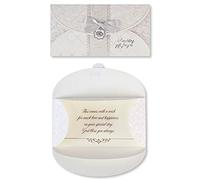 Luxury Money Voucher Wallet Card White Wedding Day 17cm x 9cm