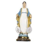 Cross My Heart Miraculous Medal 5" Plaster Statue Boxed