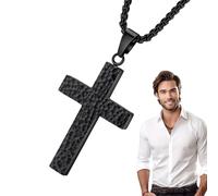 Cross Necklace for Women | Christian Necklace - 3D Printed Jewelry Charm Religious with Secret Compartment for Men Women Casual Wear Occasions