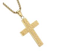 Cross Necklace for Women | Christian Necklace,3D Printed Pendant Jewelry Charm with Secret Compartment for Religious Baptism Casual Men Accessory Daily Wear