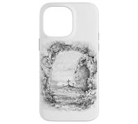 Cross of Christ Glorious Resurrection Black & White Ink Art Case for iPhone 14 Pro Max