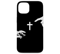 Cross Of Jesus the Mediator Creation of Adam God And Man Case for iPhone 13