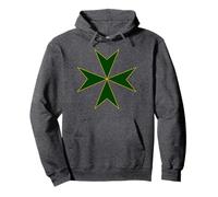 CROSS OF THE ORDER OF ST. SAINT LAZARUS MALTESE CROSS Pullover Hoodie