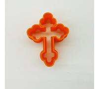 Cross Pattern Cookie Cutter, 2″/3″/4″/5″ Size, 1″ Deep (5)