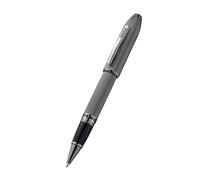 Cross Peerless™ Limited Collection Polished Slate Gray Engraved Diamond Pattern Selectip Rollerball Pen with Swarovski™ Crystal, Slate Gray PVD with Panel for engraving