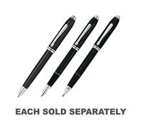 Cross Premium Townsend Black Lacquer Pen With Rhodium Plated Appointments