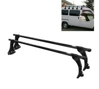 Cross Rail Roof Rack 120CM 135CM Roof Luggage Rack Kit Vane Bracket Kit Does Not Require The Roof Rail Metal Luggage Rack Railing Roof Bars For Cars(135cm)