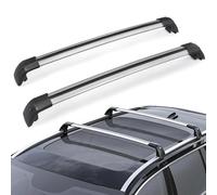 Cross Rail Roof Rack 2pcs Car Roof Bars Aluminum Alloy Side Bars Cross Rails Roof Rack Luggage Car For Hyundai For SantaFe Railing Roof Bars For Cars