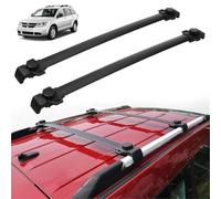 Cross Rail Roof Rack 2pcs/set Black Car Roof Rack Cross Bars For Dodge For Journey 2009-2022 Railing Roof Bars For Cars
