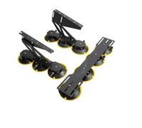 Cross Rail Roof Rack For A1 A2 A3 A5 A6 A7 A8 TT Sucker Type Roof Bar Bracket Hatchback Car Rear Window Glass Sucker Mounting Bracket Car Roof Rack Cross Bar(A complete set)