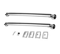 Cross Rail Roof Rack For Nissan For Armada 2017-2023 Cross Bars Universal Aluminum Cross Bars For SUV Camping Travel & Cargo Accessories Railing Roof Bars For Cars(Silver)