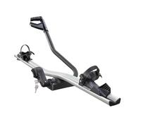 Cross Rail Roof Rack Roof Bicycle Fixing Frame Vehicle-Mounted Mountain Single Frame Aluminum Alloy Bike Rack Bicycle Carrier For SUV Cars Roof Rack Cross Bars(Silvery)