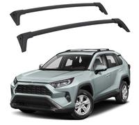 Cross Rail Roof Rack Roof Rack Cross Bars For Toyota For RAV4 2019-2024 Aluminum Luggage Bike Canoes Cross Bars PT278-42192 Railing Roof Bars For Cars