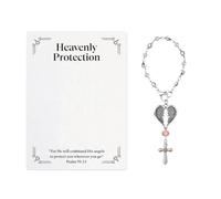 Cross Rear View Mirror Accessories | Angel Wing Cross Car Charm | Christian Pendant for Prayer Time Morning Commute Evening Daily Driving Vehicle Truck SUV