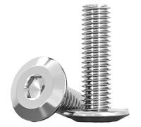 Cross Recessed Threaded,500 Pcs M4 X 16/18/20/22Mm Metric Hex Socket Countersunk Flat Head Screw Bolts - 304 Stainless Steel(M4*16 500)