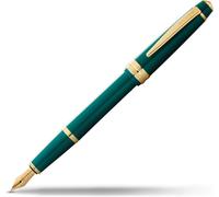 Cross Bailey Light Polished Green Resin and Gold Tone Fine Nib Fountain Pen