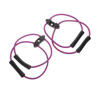 Cross Resistance Band with Handles for Back Stretching Workout | Tpe Build, Anti-slip Grip and Central Anchor, Yoga Sessions, Door Frame Use, Portable Tool