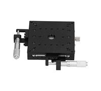 Cross Roller Translation Stage 100mmx100mm | X Y Axes Micrometer Sliding Table with ±12.5mm Stroke | for Optical Equipment/Measuring Instruments/Microscopes | M2WG - A100 Model