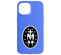 Cross Sacred Hearts Twelve Stars Miraculous Medal Case for iPhone 15