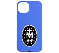 Cross Sacred Hearts Twelve Stars Miraculous Medal Case for iPhone 15 Plus