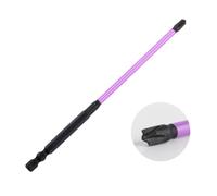 Cross Screwdriver Bit Slotted Electrician PH1 PH2 65mm 150mm | Magnetic alloy steel cross screwdriver bit with insulated holster and phosphating black finish for socket switches, 1pc