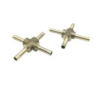 Cross-Shaped Four-Way Copper Nozzle, for Boat Motor Cooling System, with Pump Hose(2 pc)