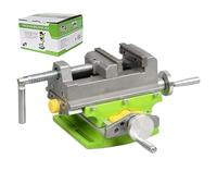Cross Slide Vise, Mini Drill Press Clamp - Bench Grip Fixture, Direction Milling Table Vises, Metalwork Holder for Accurate Cutting | Workshop Accessory for Machine Work and Carpentry