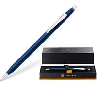 Cross Special Collection Classic Century Pearlescent Blue PVD Barrel and Polished Appointments Ballpoint Penaa