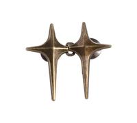 Cross Star Pants Button Waist Buckle, Adjustable Waist Tightener, Personality Party Clothing Accessories Jean Buttons ?