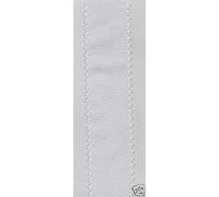 Cross Stitch 16 Count White Aida Band Fabric - 2" Wide - 1 Metre Long