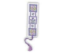 Cross Stitch Bookmark Kit - Tartan Thistles