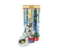 Cross Stitch Christmas Stocking Patterns for Adults, Personalized Easy Counted Modern Simple DMC Embroidery Patterns for Beginners, Cute Funny Horse Holiday Design DIY, Digital Download