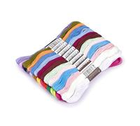 Cross Stitch Cotton Embroidery Thread Floss Sewing Skeins Craft Not Repeat 24/50/100/150/200/250/447 Pieces 8 M Per Branch(24 Color no Repeat)